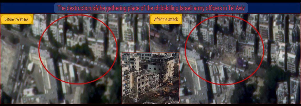 Building used for officer gathering (IRGC claim) — satellite evidence