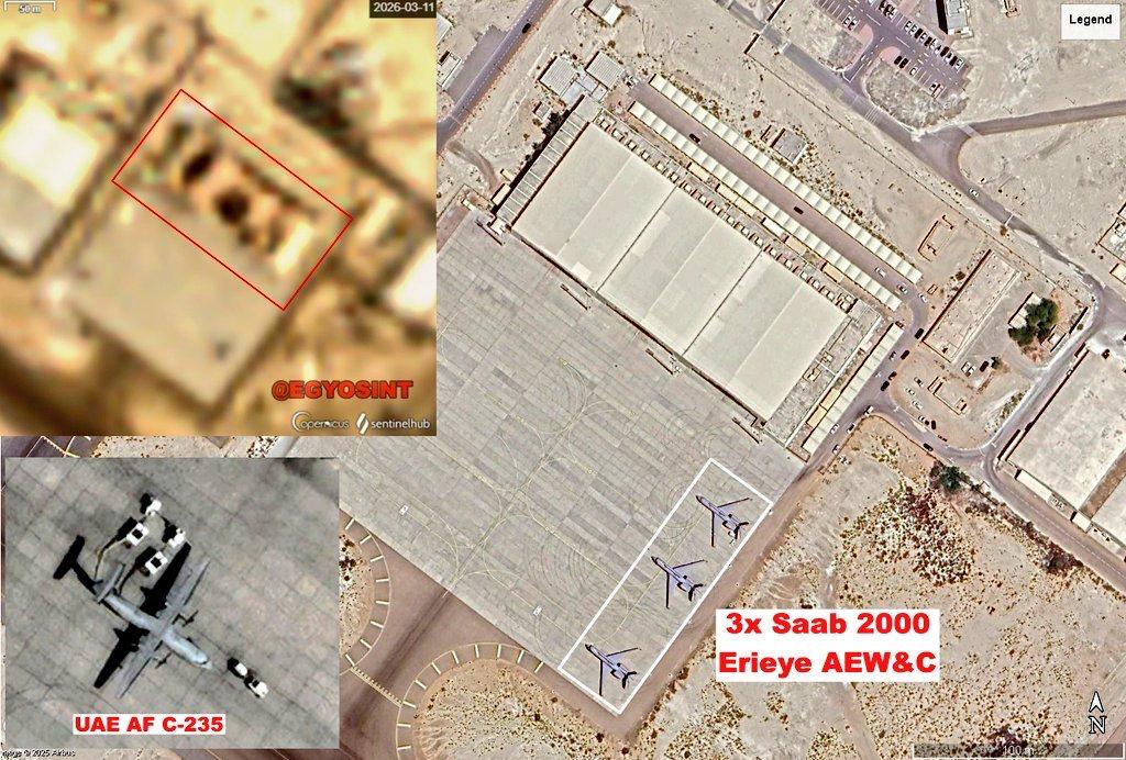 GlobalEye AEW&C Hangars — satellite evidence
