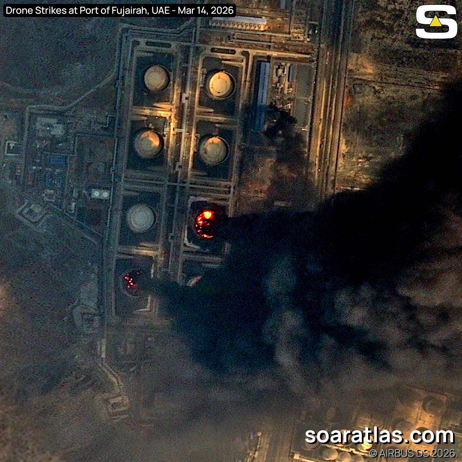 Pipeline Manifold — ADNOC Export Terminals 1 & 2 — satellite evidence