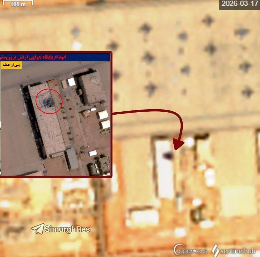 Aircraft Hangars & Warehouses (3+ impact sites) — satellite evidence