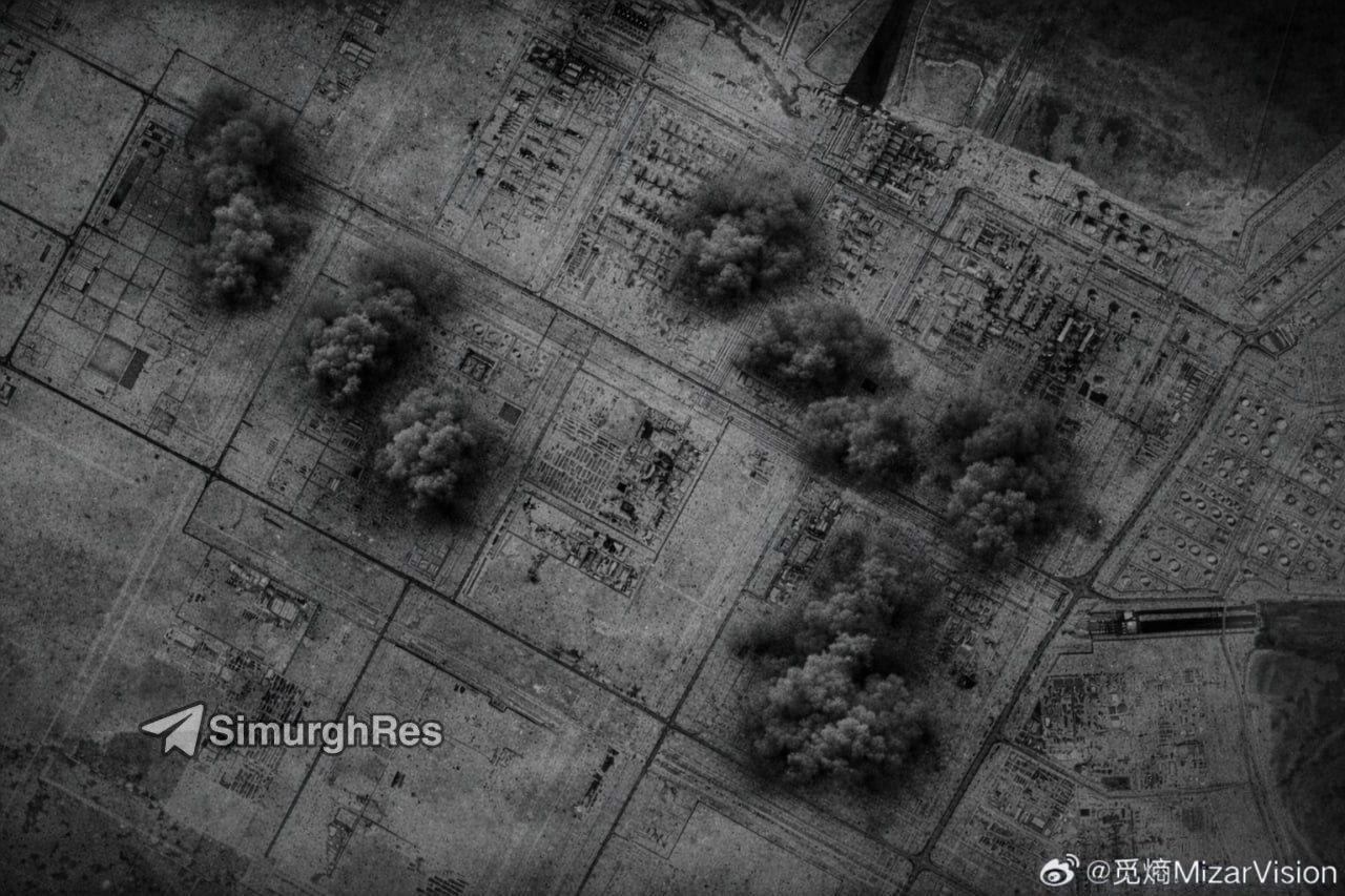 QatarEnergy LNG Processing Units (2 destroyed, 17% capacity) — satellite evidence