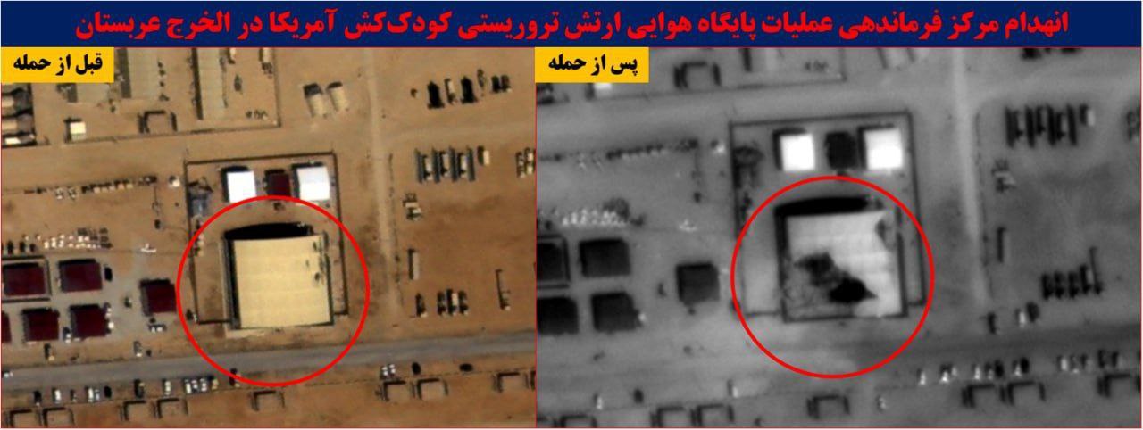 Aircraft Hangars & Warehouses (3+ impact sites) — satellite evidence